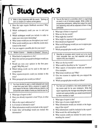 Successful writing proficiency