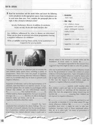 Successful writing proficiency