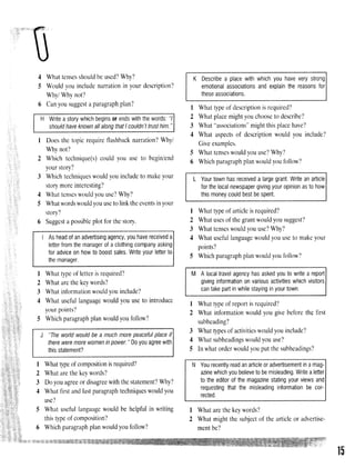 Successful writing proficiency