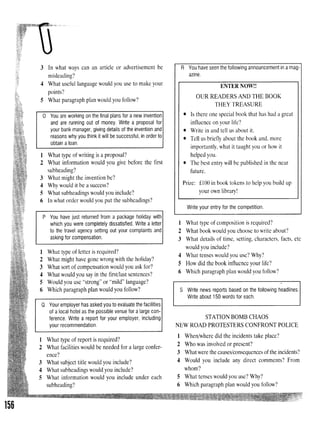 Successful writing proficiency