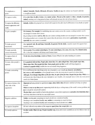 Successful writing proficiency