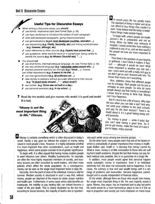 Successful writing proficiency