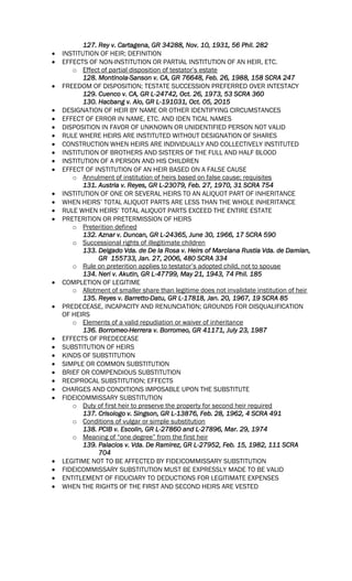 Succession Course Syllabus by Prof. Alvin Claridades | PDF