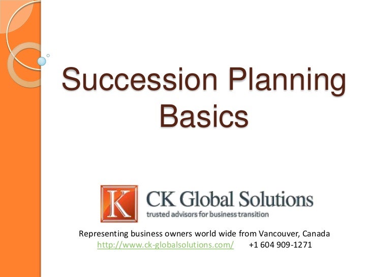 Bc business succession plan buyout