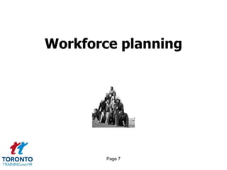 Page 7
Workforce planning
 
