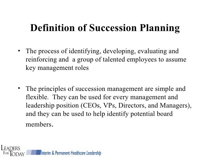 the effects of succession planning on the effects of succession planning on