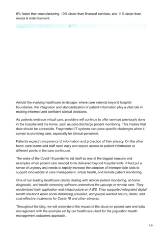 Healthcare and AWS: The Power of Cloud in Patient Care and Data ...