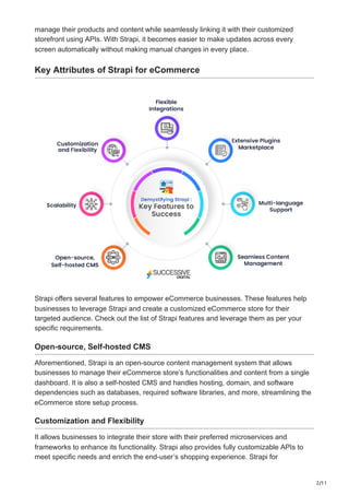 Leveraging Strapi for eCommerce Development: A Comprehensive Guide | PDF