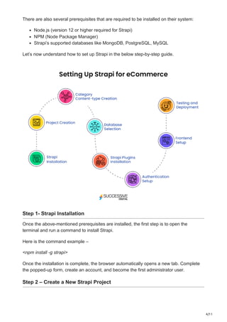 Leveraging Strapi for eCommerce Development: A Comprehensive Guide | PDF