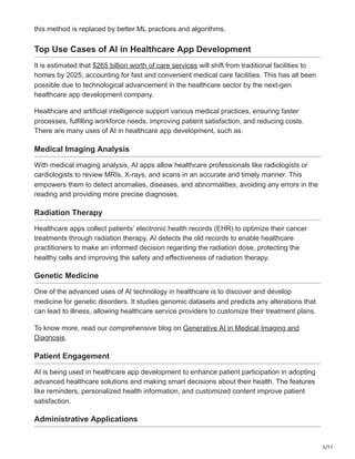 How AI in Healthcare App Development Transforms The Future of Medicine ...