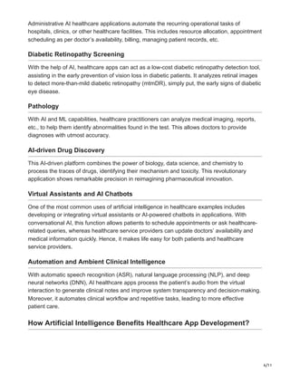 How AI in Healthcare App Development Transforms The Future of Medicine ...