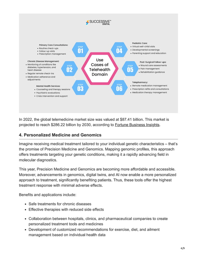 Top 10 Emerging Healthcare Technology Trends in 2024 | PDF | Internet ...