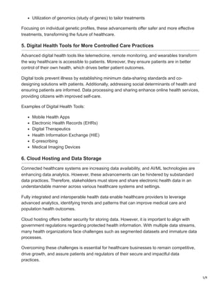 Top 10 Emerging Healthcare Technology Trends in 2024 | PDF