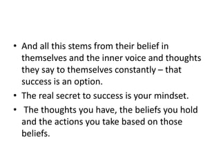 Success mindset | PPTX