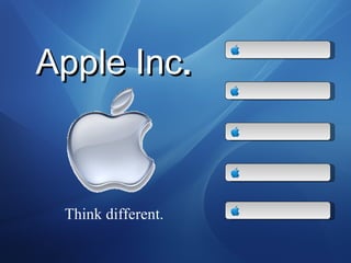 Apple Inc . Think different. 