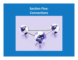 Section Five:
Connections
 