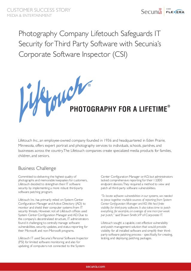 photography company lifetouch safeguards it security for third party
