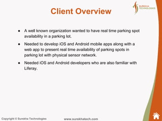 Parking spot locator mobile app Success Story by Surekha Technologies | PDF
