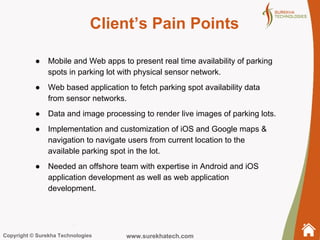 Parking spot locator mobile app Success Story by Surekha Technologies | PDF