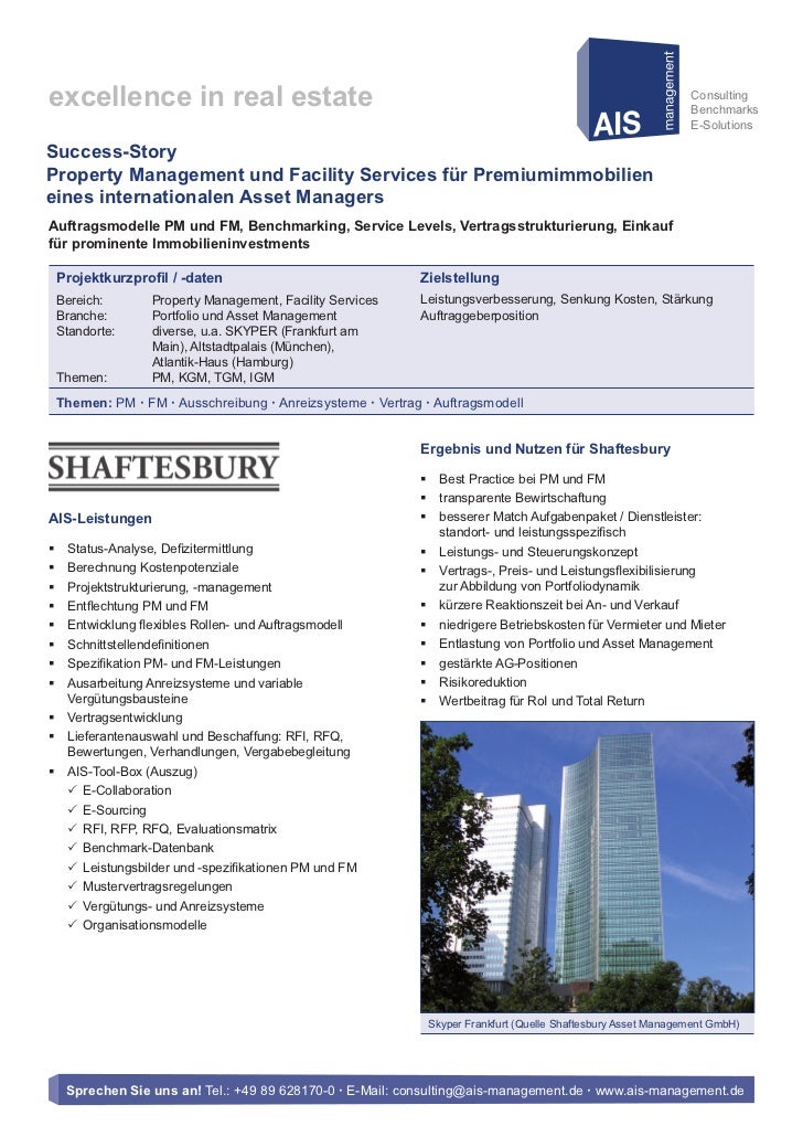 Ais Success Story Shaftesbury Asset Management Gmbh