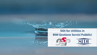 SIDI for Utilities in
BIM Gestione Servizi Pubblici
 