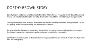 Inspiring Success Story of Dorothy Brown: From Humble Beginnings to ...