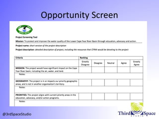 Opportunity Screen
@3rdSpaceStudio
 