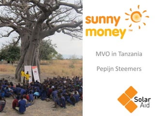 MVO in Tanzania

Pepijn Steemers
 