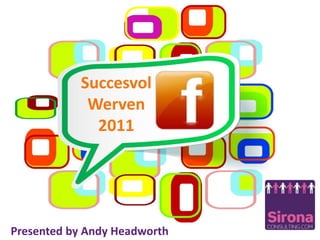 SuccesvolWerven 2011 Presented by Andy Headworth 