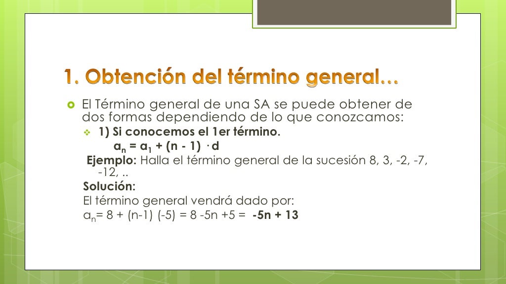 Sucesiones aritméticas y geométricas