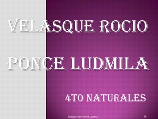 Velasque Rocio

Ponce Ludmila
     4to Naturales
      Velasque Rocio-Ponce Ludmila   18
 