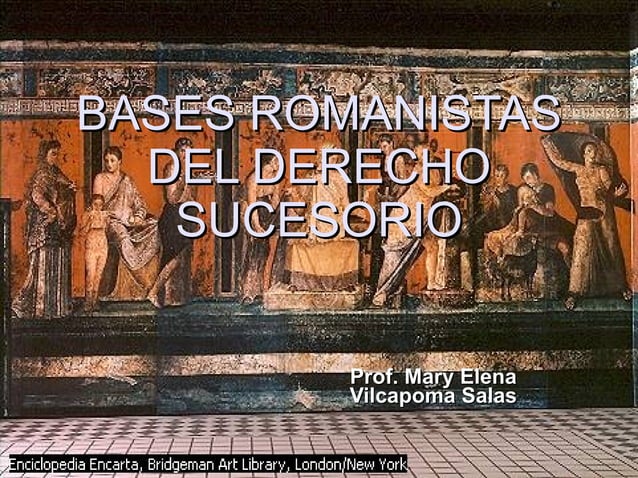 SUCESIONES EN EL DERECHO ROMANO | PPT