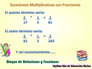 Sucesiones con Fracciones