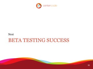 Next

BETA TESTING SUCCESS



                       50
 