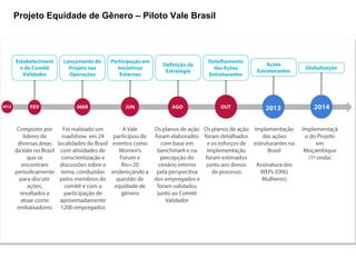 Projeto Equidade de Gênero – Piloto Vale Brasil
 