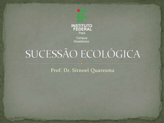 Prof. Dr. Sirnoel Quaresma
 