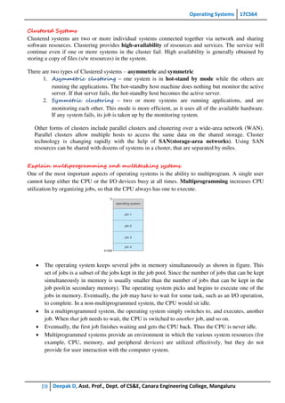 os mod1 notes | PDF
