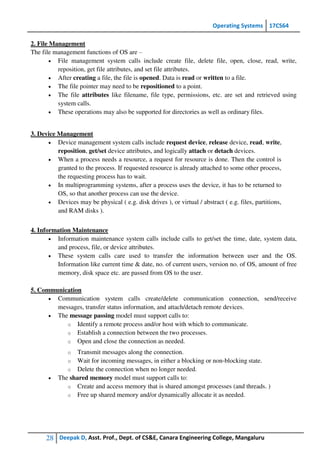 os mod1 notes | PDF