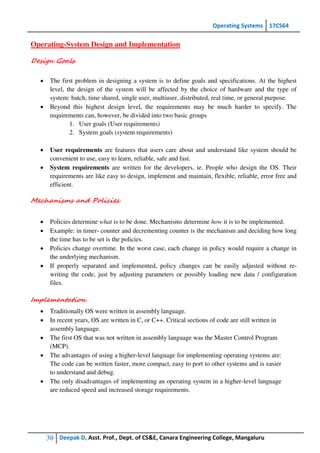 os mod1 notes | PDF