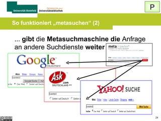 Qualitätsbewertung

G

Grundlagen

P

Praxis

Q

Qualitätsbewertung

V

Verarbeiten / Zitieren
24

 