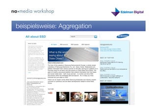 beispielsweise: Aggregation
 