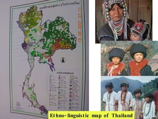 Ethno-linguistic map of Thailand 