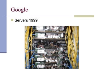 Google
 Servers 1999
 
