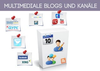 Multimediale Blogs und Kanäle
 