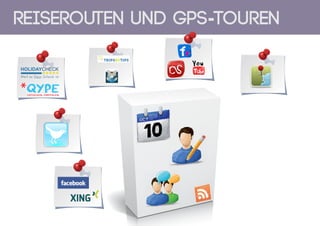 Reiserouten und GPS-Touren
 