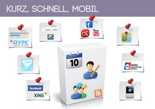 Kurz, schnell, mobil
 