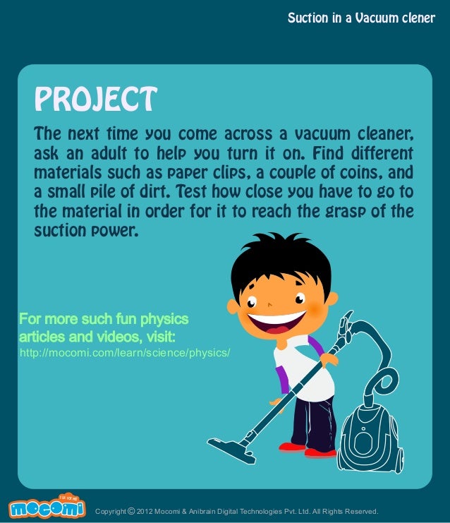 Suction in a Vacuum Cleaner