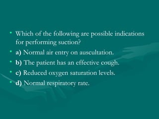 Comprehensive Guide to Suctioning in Medical Surgical Nursing | PPT