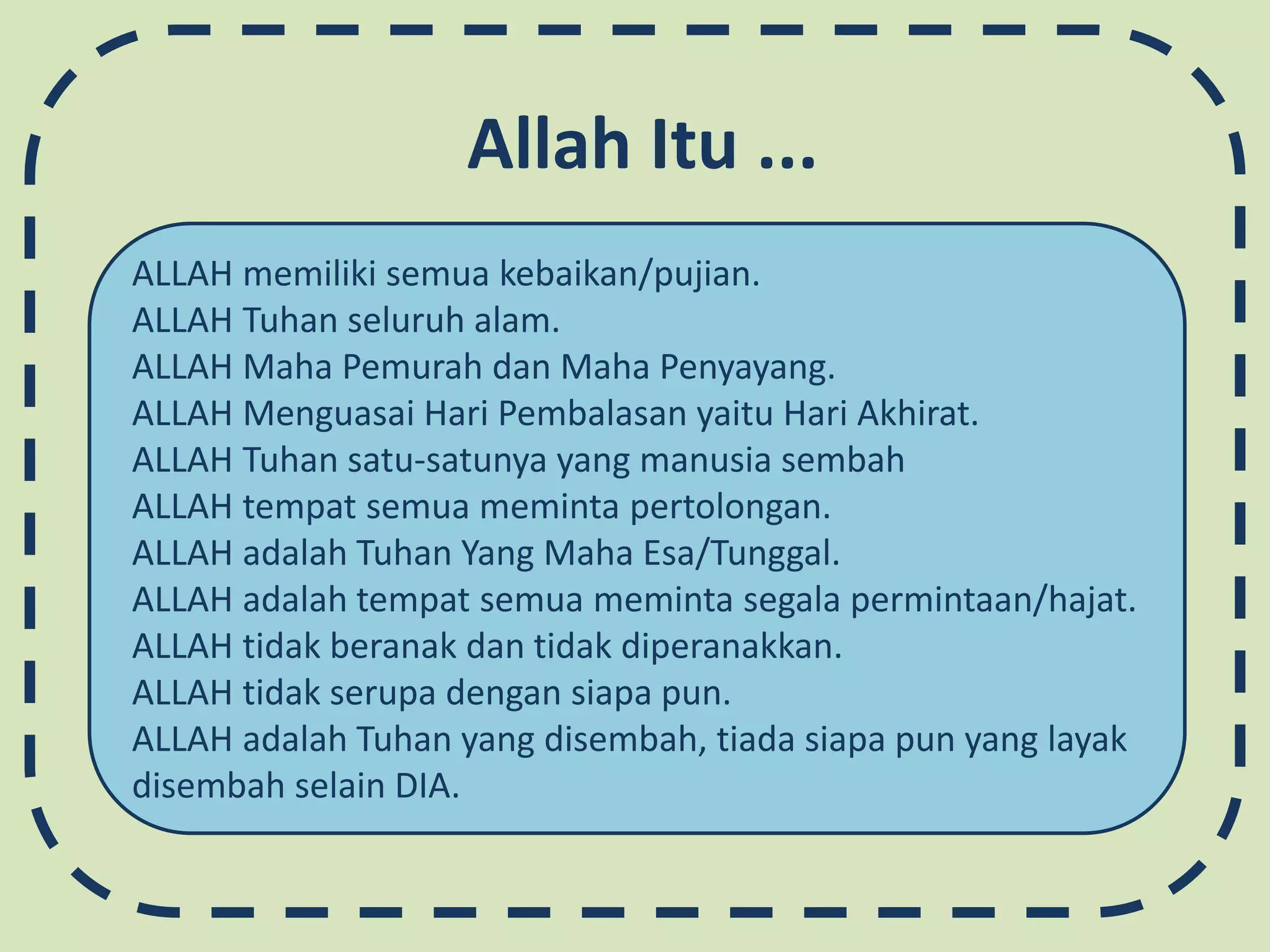 Sudahkah Kita Mengenal Allah? | PPTX