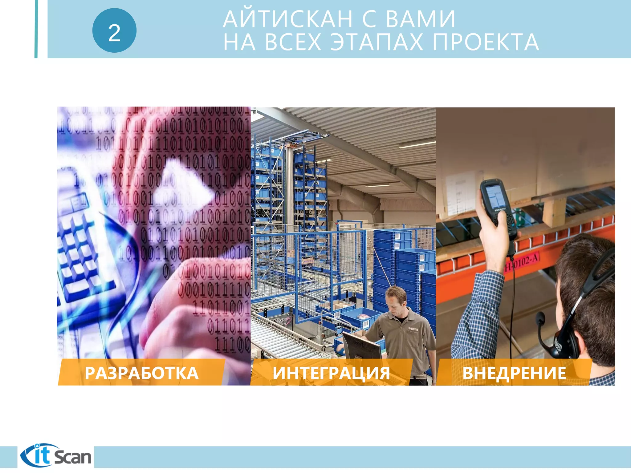 АЙТИСКАН С ВАМИ
НА ВСЕХ ЭТАПАХ ПРОЕКТА
РАЗРАБОТКА ИНТЕГРАЦИЯ ВНЕДРЕНИЕ
2
 